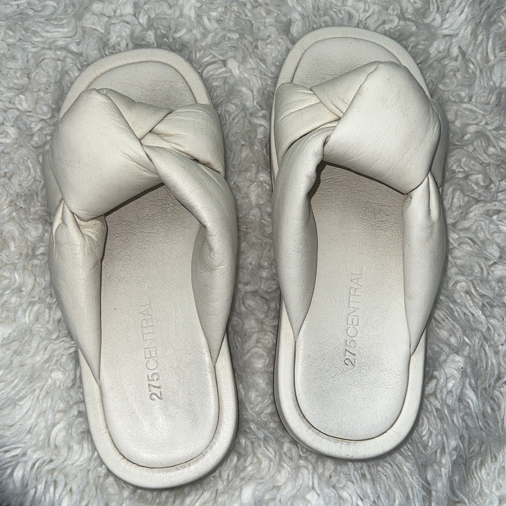 275 Central Igor White Sandals 7.5 - Picture 2 of 9
